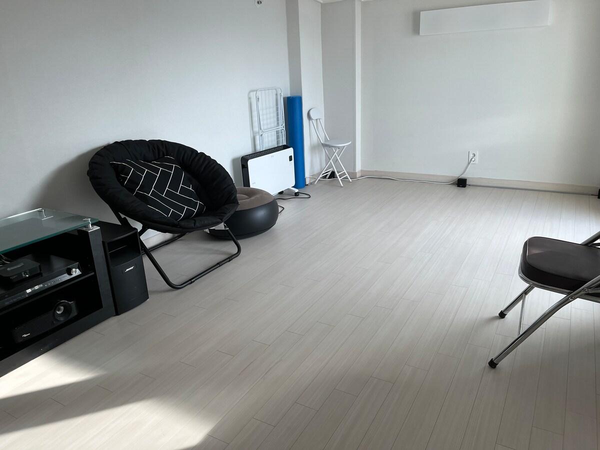 부춘동의 아파트먼트 (64m², 침실 3개, 프라이빗 욕실 1개) ((장기최대할인)전용 테라스가 있는 복층 펜트하우스)