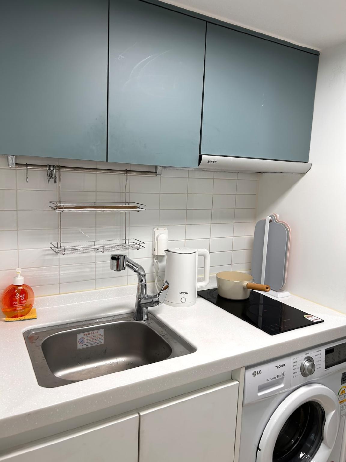 종로의 프라이빗 하우스 (21m², 침실 1개, 프라이빗 욕실 1개) (10.东大门批发市场中心 复式公寓)