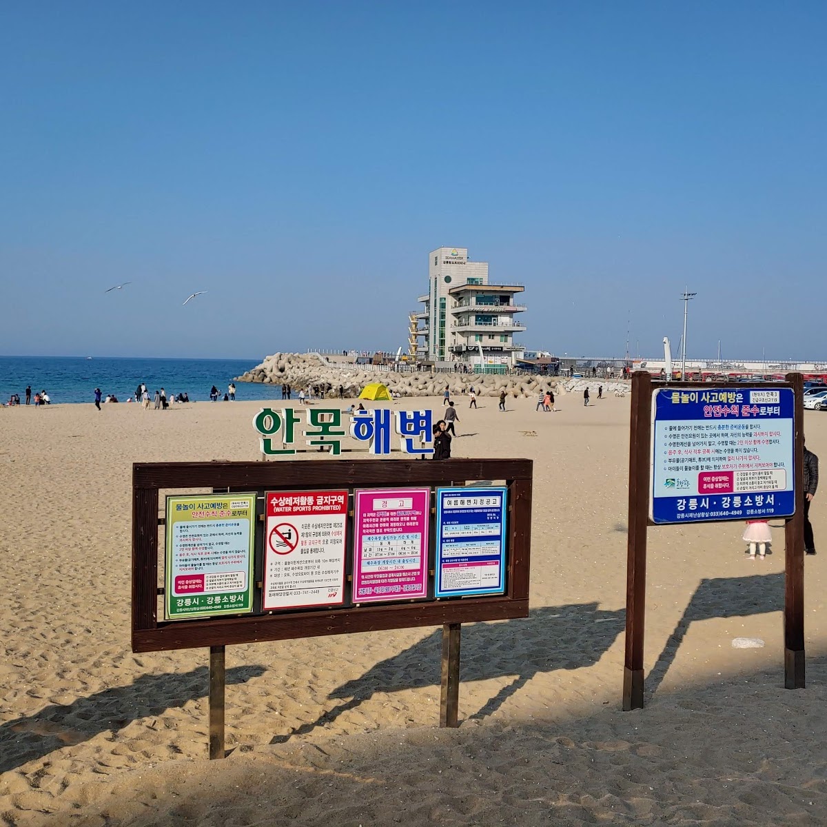 안목해변