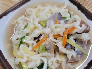 통채칼국수