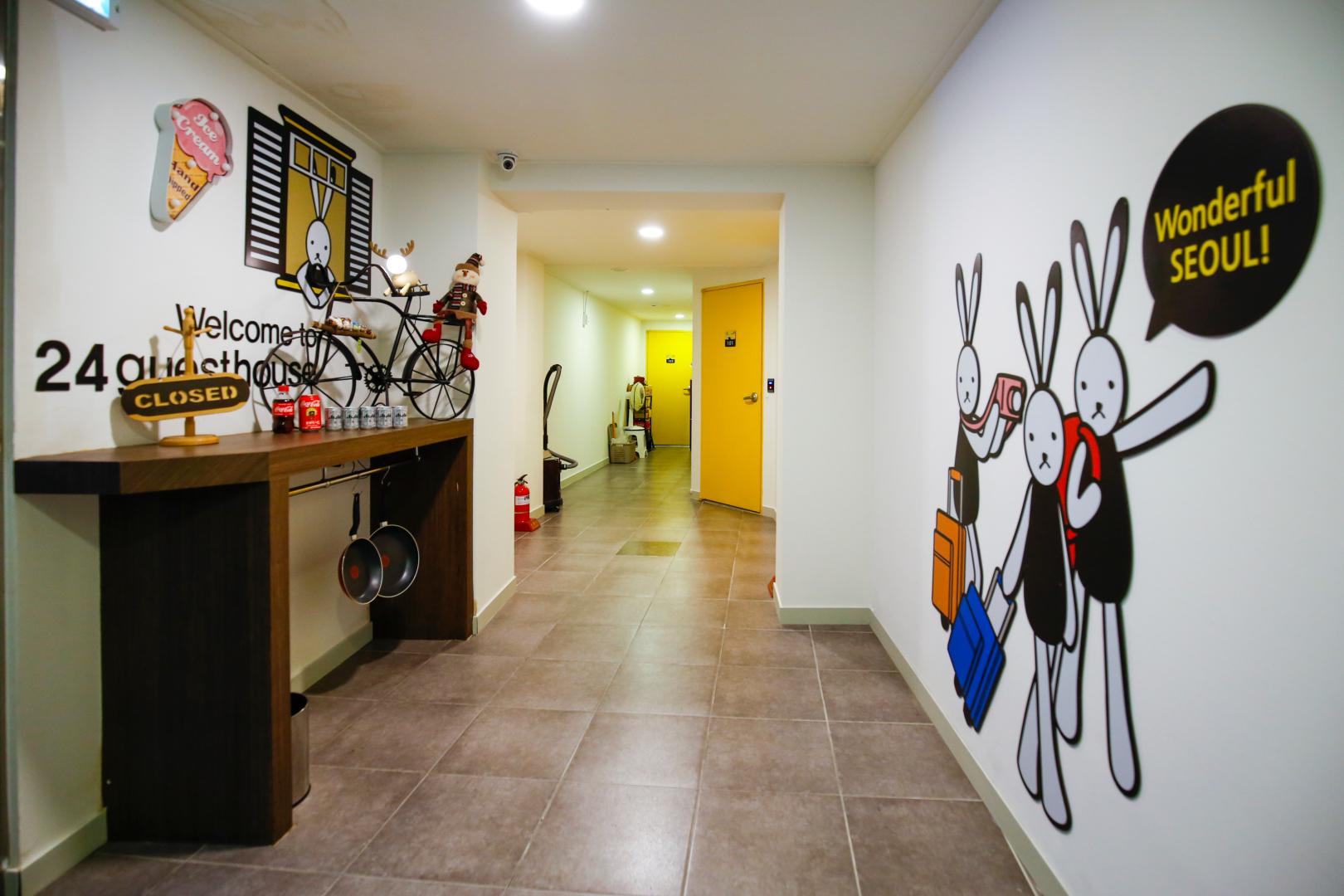 신촌의 아파트먼트 (15m², 침실 1개, 프라이빗 욕실 1개) (Guesthouse 24 Sinchon Avenue(803))