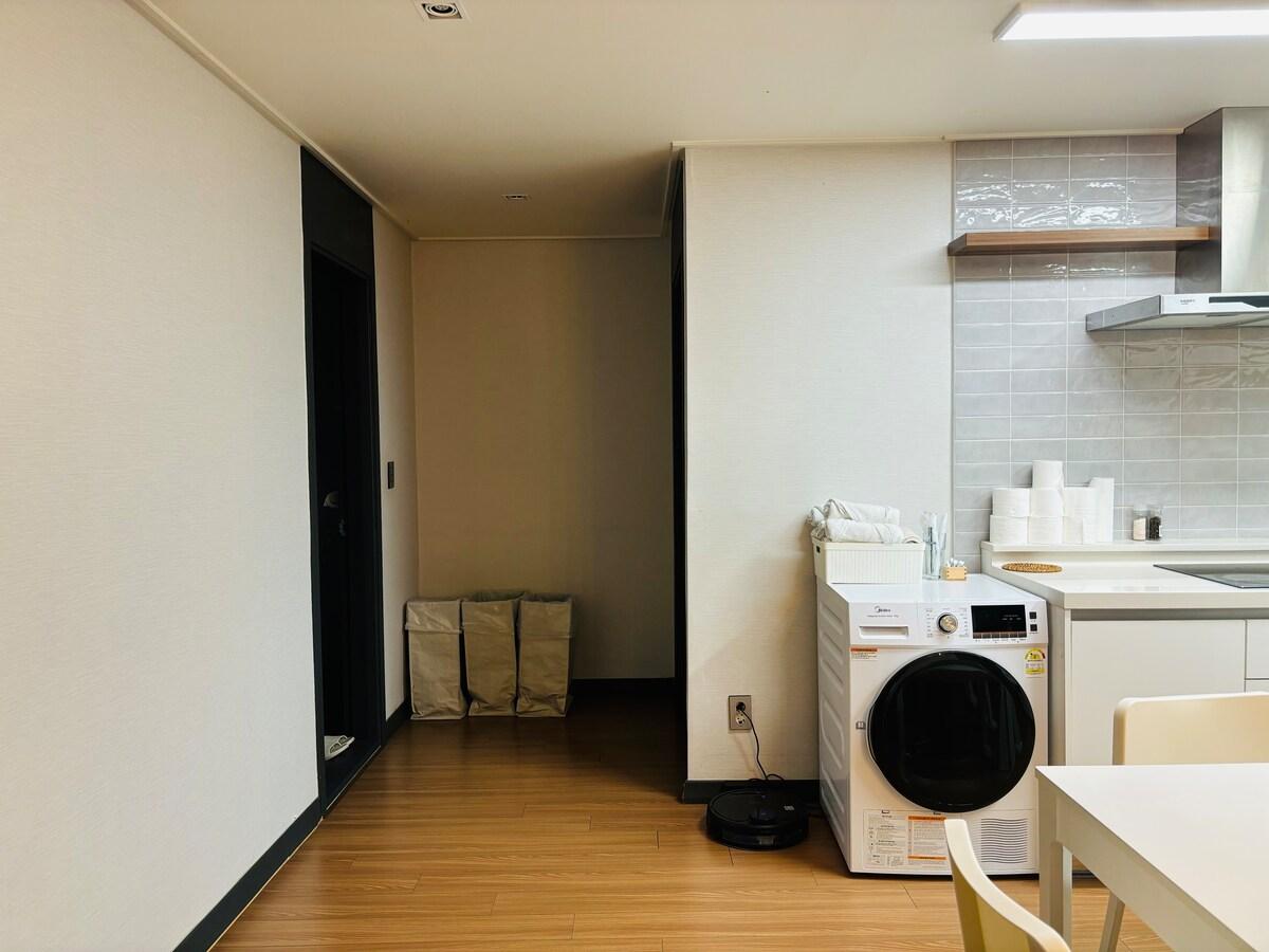 영도구의 프라이빗 하우스 (103m², 침실 2개, 프라이빗 욕실 2개) (Pier40 합법숙소, 오션뷰, 주차가능, 집안 파티 노래 가능 12명 숙소, 옥상 야경)