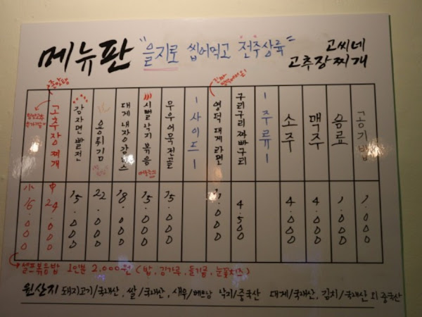 고씨네 고추장찌개