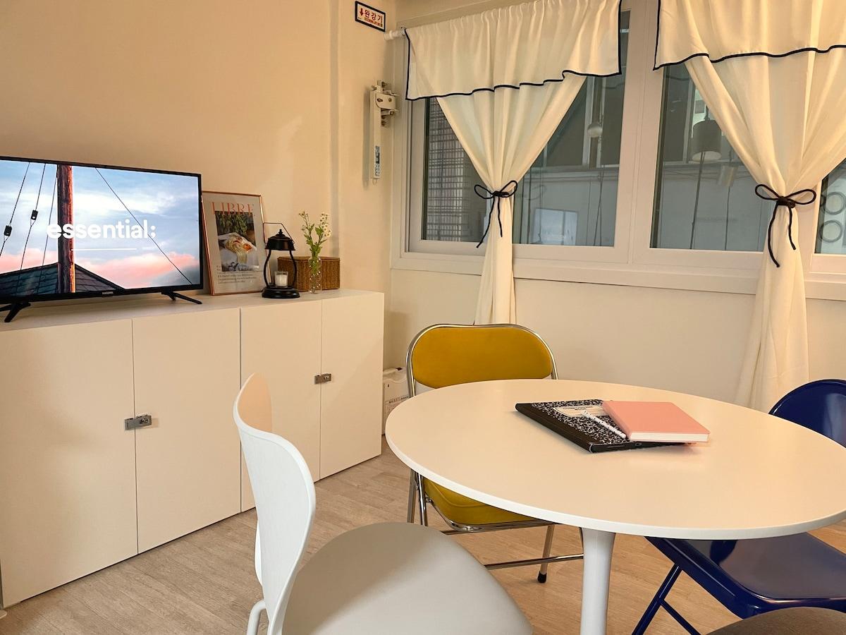 남포의 프라이빗 하우스 (60m², 침실 2개, 프라이빗 욕실 1개) ([Can House]#Kkangtong Night Market #Jagalchi #BIFF)