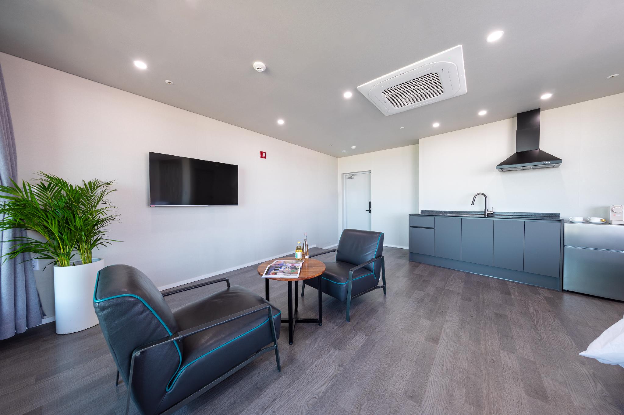 현내면의 프라이빗 하우스 (90m², 침실 2개, 프라이빗 욕실 2개) (Goodstay pier471 luxury rooms)