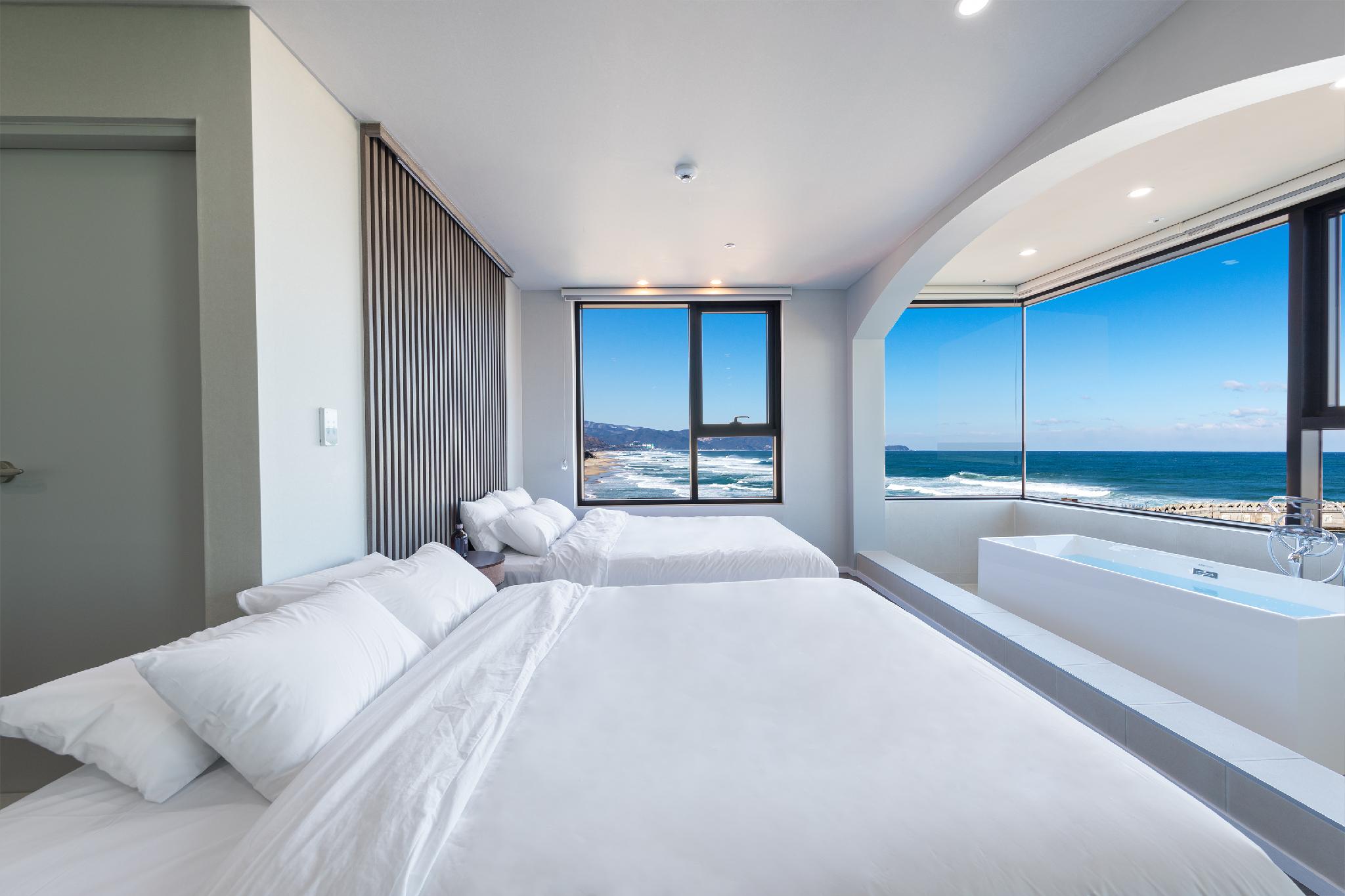 현내면의 프라이빗 하우스 (90m², 침실 2개, 프라이빗 욕실 2개) (Goodstay pier471 luxury rooms)