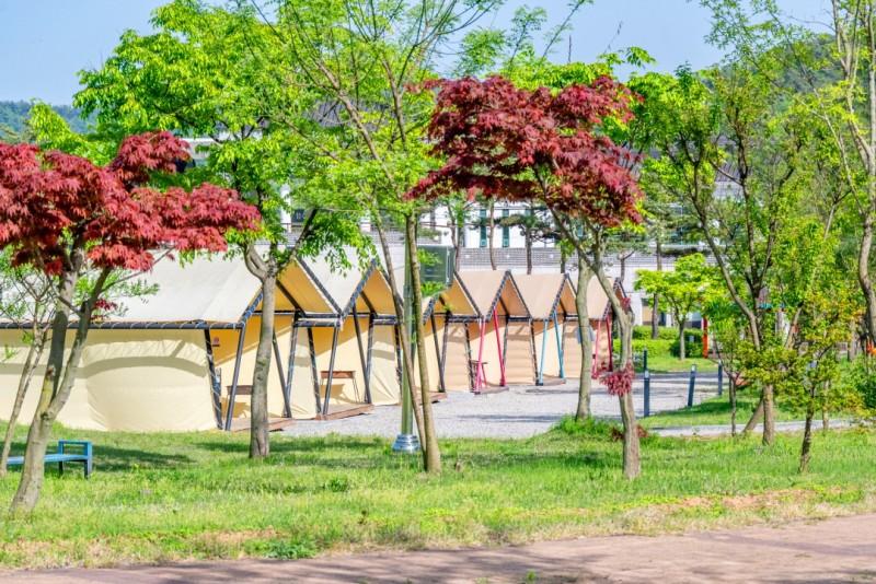 부여 굿뜨래웰빙마을 글램핑장 (Buyeo Good Trae Wellbeing Village Glamping Site)