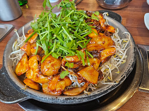 아리아 갑오징어 철판불고기