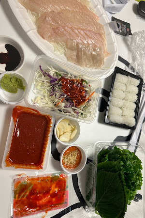 중부 회 수산시장