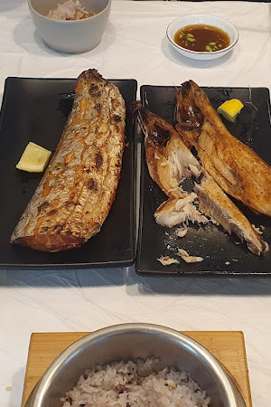 화덕위에 고등어