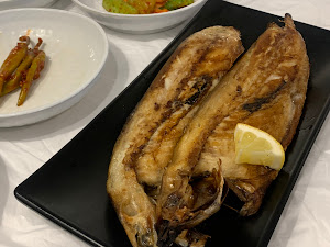 화덕위에 고등어