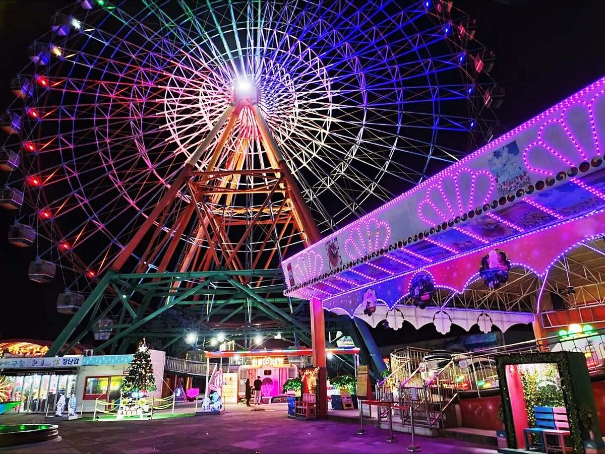 신평면의 빌라 (82m², 침실 3개, 프라이빗 욕실 2개) (C 【당진 삽교호 4~6인용 대형숙소】 무료주차 / 커피머신 / 넷플릭스 / 놀이동산)